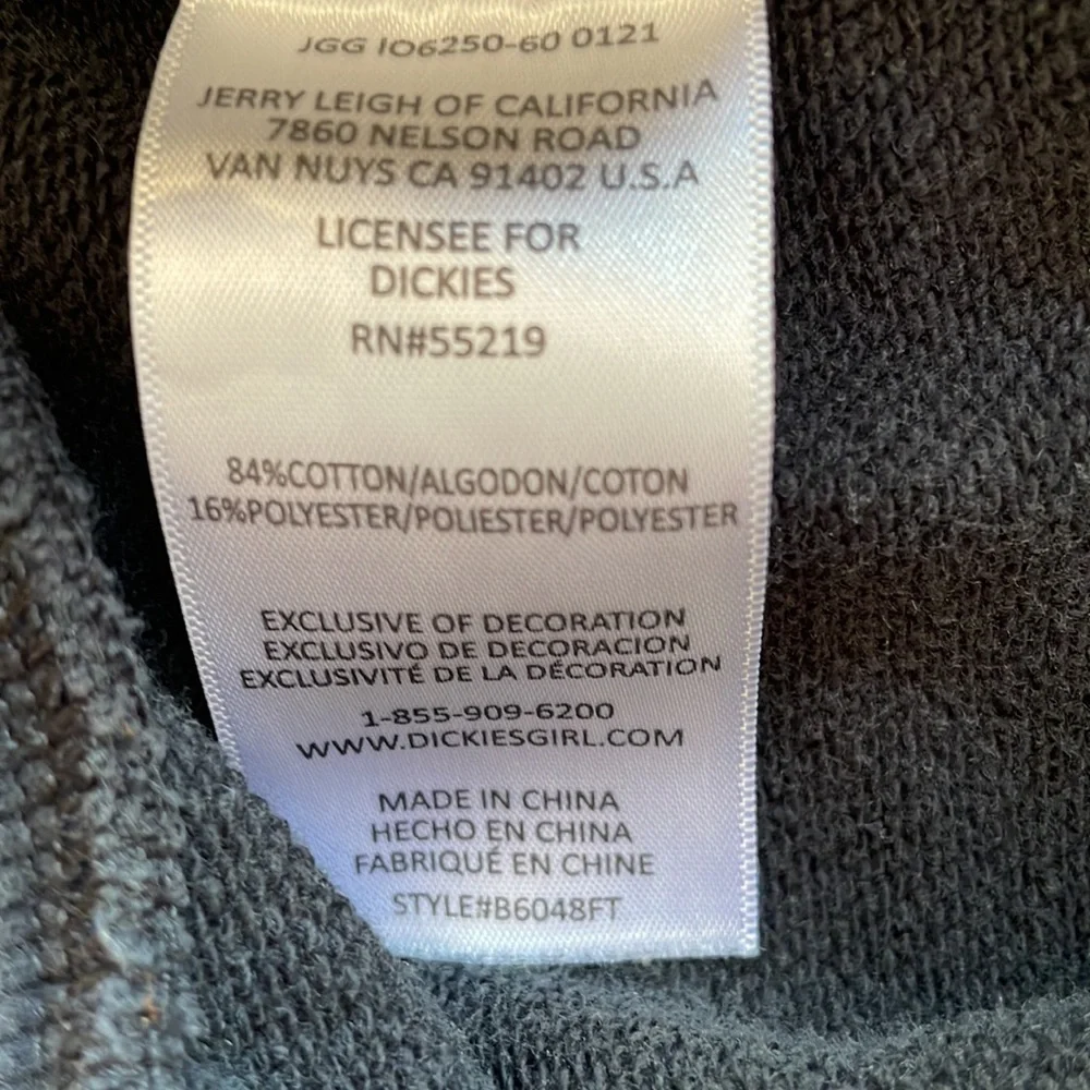 Dickies shorts size